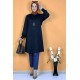 Moda Çizgi Desenli Tunik