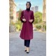 Moda Çizgi Desenli Tunik