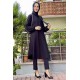 Moda Çizgi Desenli Tunik