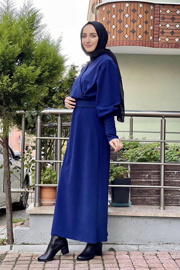 Moda Çizgi Tesettür Elbise