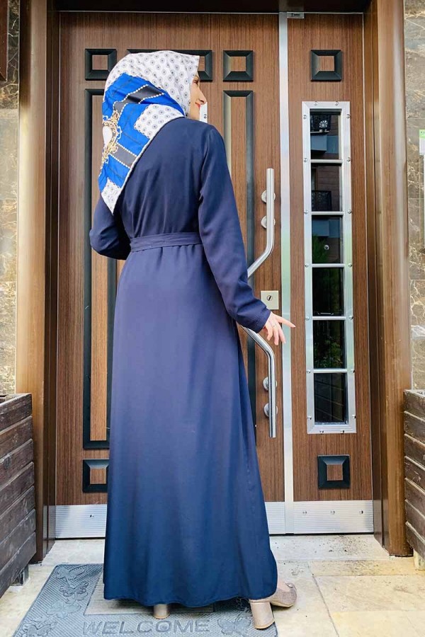 Moda Çizgi Yakalı Yelek
