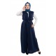 Moda Çizgi Yakalı Yelek