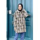 Moda Çizgi Desenli Tunik