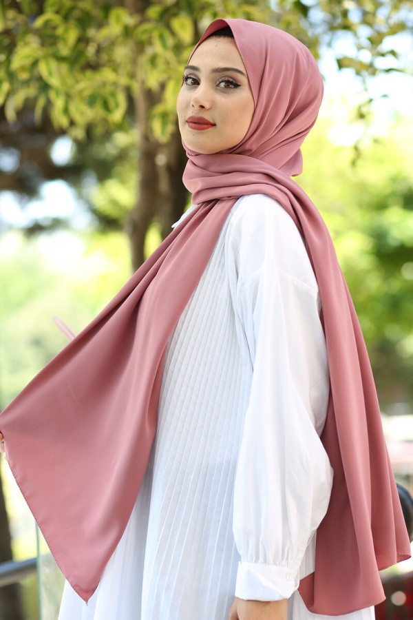 Medine İpeği Şal Pudra