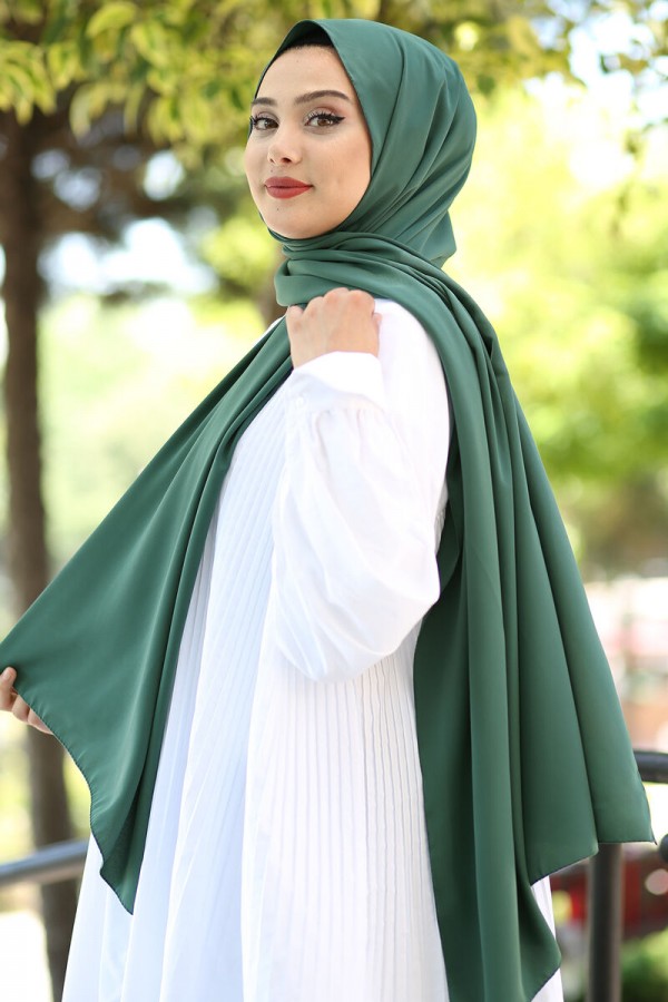 Medine İpeği Şal Zümrüt