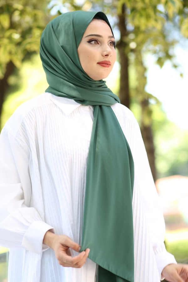 Medine İpeği Şal Zümrüt