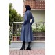 Mevlana Kaşe Kaban Lacivert