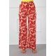 moda çizgi Bayan Penye Bol Paça Pantolon 210023