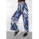 moda çizgi Bayan Penye Bol Paça Pantolon 210038