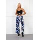 moda çizgi Bayan Penye Bol Paça Pantolon 210038