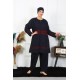 Moda Çizgi Büyük Beden Tesettür Mayo 7XL-8XL-9XL-10XL Lacivert 55010