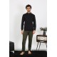 moda çizgi Erkek 3 İplik Penye Sweatshirt 6850