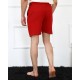 Moda Çizgi Erkek Lakost Bordo Şort 27487