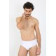 Moda Çizgi Erkek Pamuk 3lü Bordo Beyaz Laci Likralı Slip 40127