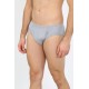 Moda Çizgi Erkek Pamuk 3lü Gri Slip 40129