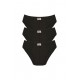 Moda Çizgi Erkek Pamuk 3lü Siyah Slip 40129