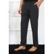 Moda Çizgi Erkek Pamuk Antrasit Tek Alt Pijama 27495