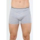 Moda Çizgi Erkek Pamuk Likralı Boxer Gri 40133