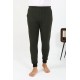 Moda Çizgi Erkek Pamuk Tek Alt Pijama Haki 27551