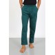 Moda Çizgi Erkek Pamuk Yeşil Tek Alt Pijama 27495