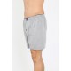Moda Çizgi Erkek Penye Boxer Gri 40091