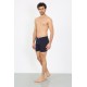 Moda Çizgi Erkek Penye Boxer Lacivert 40091