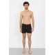 Moda Çizgi Erkek Penye Boxer Siyah 40091