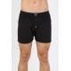 Moda Çizgi Erkek Penye Boxer Siyah 40091