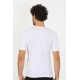 Moda Çizgi Erkek Sıfır Yaka Likralı Beyaz T-Shirt 65710
