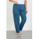 Moda Çizgi Kadın Büyük Beden İndigo Tek Alt Pijama 27555