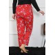 Moda Çizgi Kadın Büyük Beden Tek Alt Pijama 27503