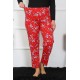 Moda Çizgi Kadın Büyük Beden Tek Alt Pijama 27503