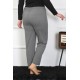 Moda Çizgi Kadın Büyük Beden Tek Alt Pijama 27504