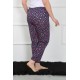 Moda Çizgi Kadın Büyük Beden Tek Alt Pijama 27508