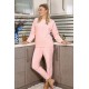 Moda Çizgi Kadın Kadife Pijama Takım 4183