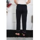 Moda Çizgi Kadın Pamuk Penye Cepli Tek Alt Pijama Lacivert 27512