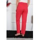 Moda Çizgi Kadın Pamuk Penye Tek Alt Pijama Mercan 27514