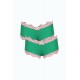 Moda Çizgi Kadın Pamuklu 2li Boxer Fıstık Yeşili 40277