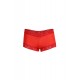Moda Çizgi Kadın Pamuklu 2li Boxer Kırmızı 40265