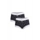 Moda Çizgi Kadın Pamuklu 2li Boxer Laci 40266