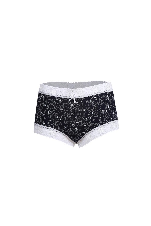 Moda Çizgi Kadın Pamuklu 2li Boxer Laci 40266