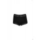 Moda Çizgi Kadın Pamuklu 2li Boxer Siyah 40265