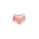Moda Çizgi Kadın Pamuklu 2li Boxer Somon 40266