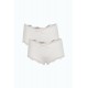 Moda Çizgi Kadın Pamuklu 2li Boxer Sütlü Kahve 40277