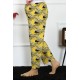 Moda Çizgi Kadın Pamuklu Büyük Beden Alt Pijama 27488