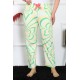 Moda Çizgi Kadın Pamuklu Büyük Beden Alt Pijama 27499