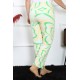 Moda Çizgi Kadın Pamuklu Büyük Beden Alt Pijama 27499