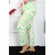 Moda Çizgi Kadın Pamuklu Büyük Beden Alt Pijama 27499