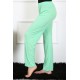 Moda Çizgi Kadın Pamuklu Tek Alt Pijama 27496