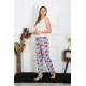 Moda Çizgi Kadın Pamuklu Tek Alt Pijama 27516